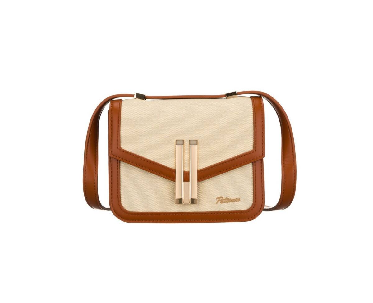 Dámska hnedá messenger crossbody kabelka P590 – Obrázok 3