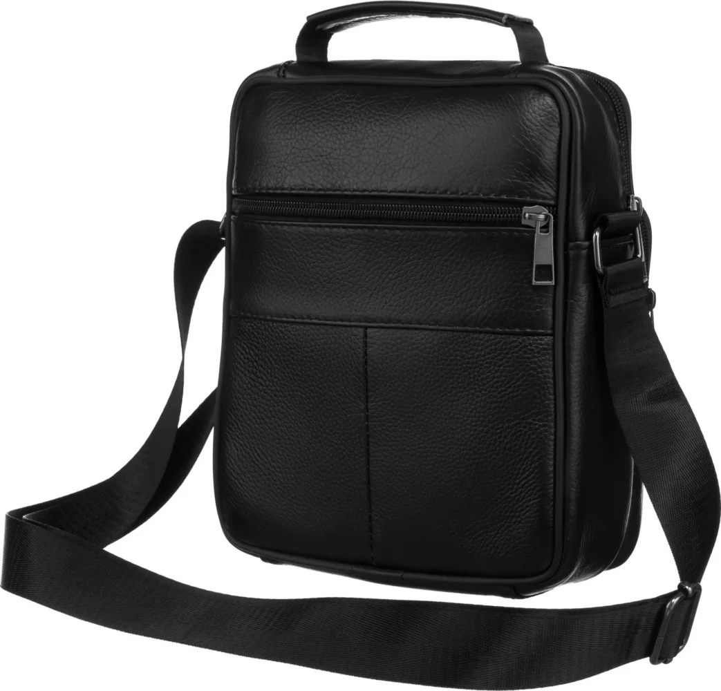 Pánska čierna crossbody kabelka koža ROVICKY 132 – Obrázok 8
