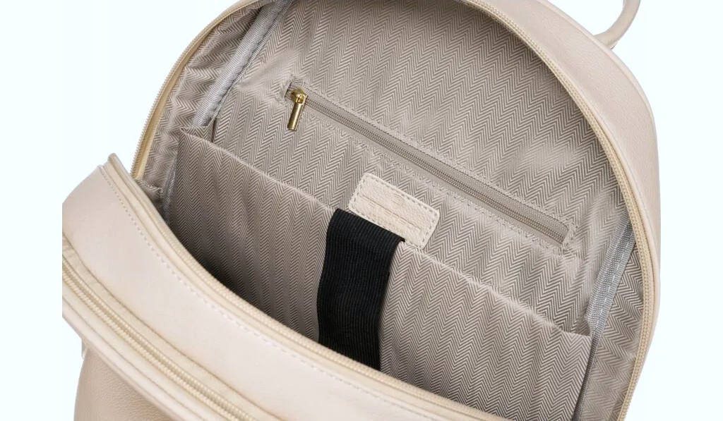 Väčší dámsky mestský krémový ruksak PETERSON G74 – Obrázok 5