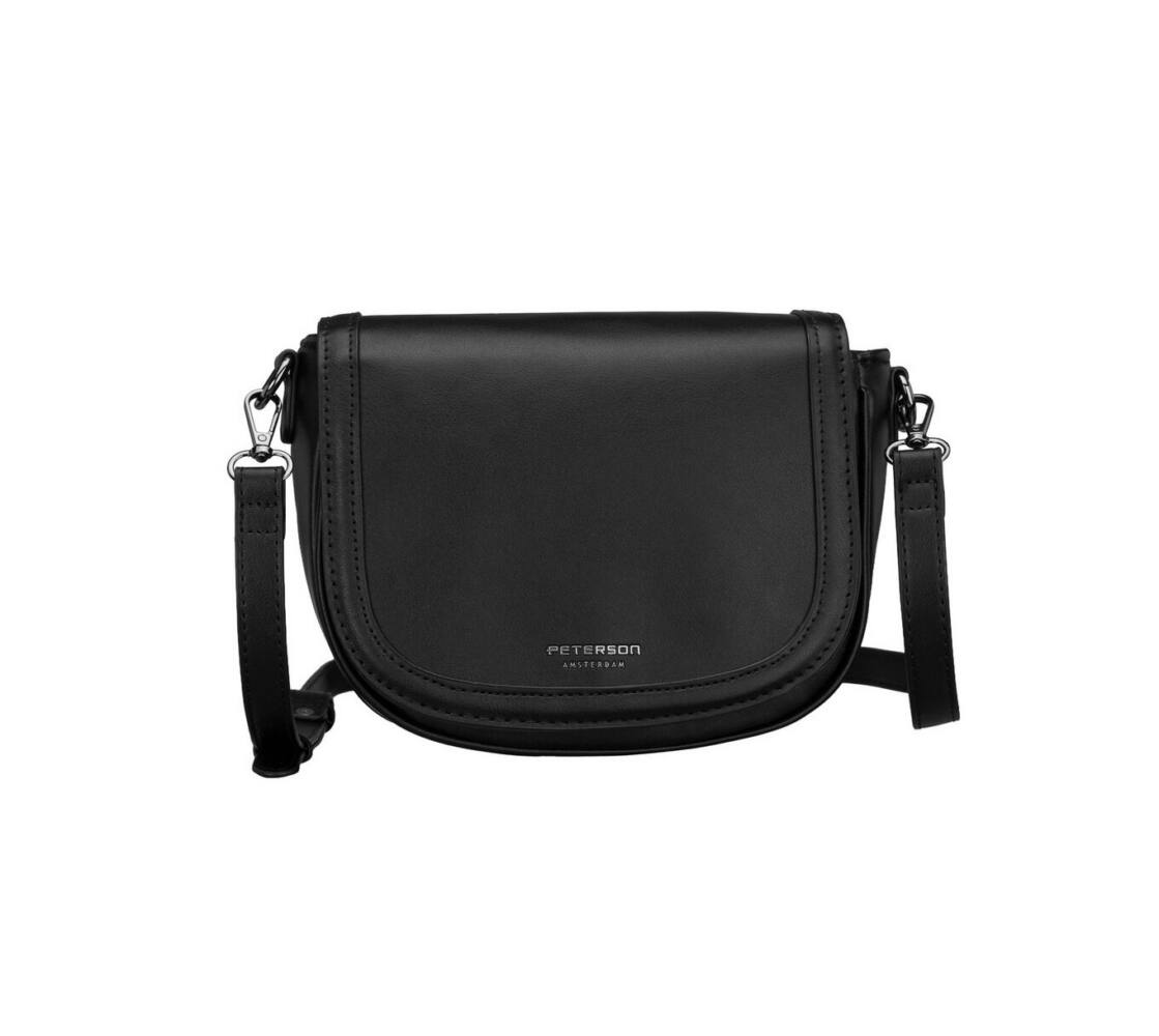 Dámska čierna crossbody kabelka PETERSON 443 – Obrázok 3