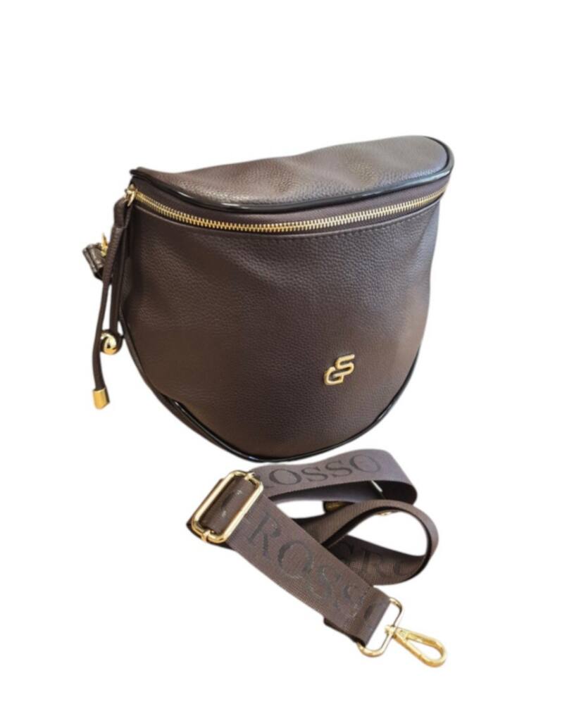 Crossbody dámska hnedá ľadvinka GROSSO GS11 – Obrázok 4