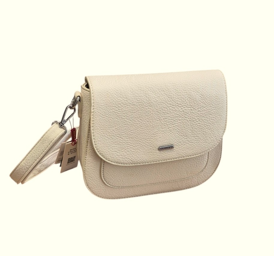 Crossbody krémová kabelka ROVICKY 248 – Obrázok 2